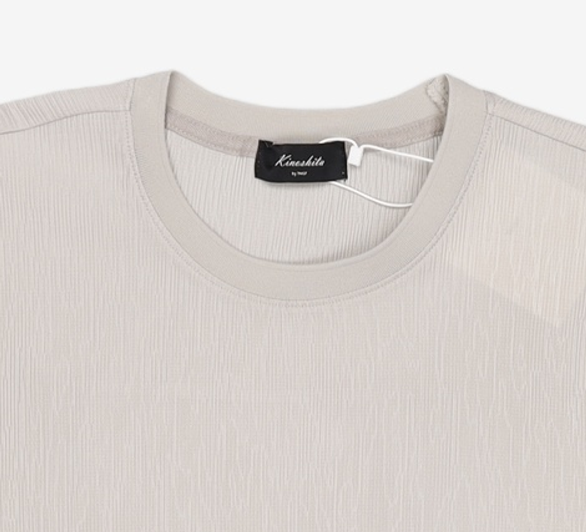 티엔지티(TNGT) Kinoshita Seersucker Tee (Light Beige) TNTS6E200I2 100