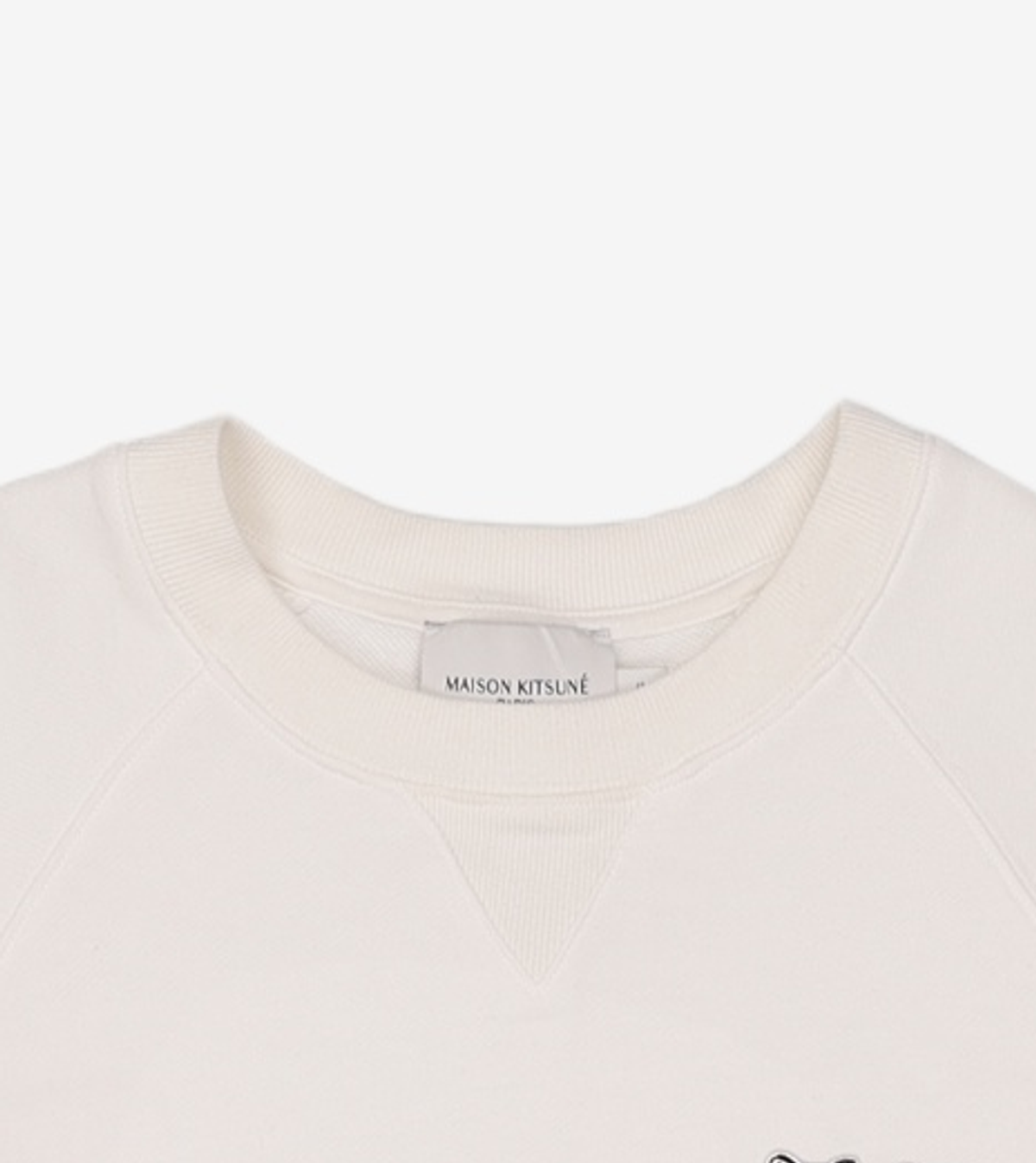 메종 키츠네(MAISON KITSUNE) 더블 폭스헤드 스웨트셔츠 FM00358KM0002 P195 BLACK S