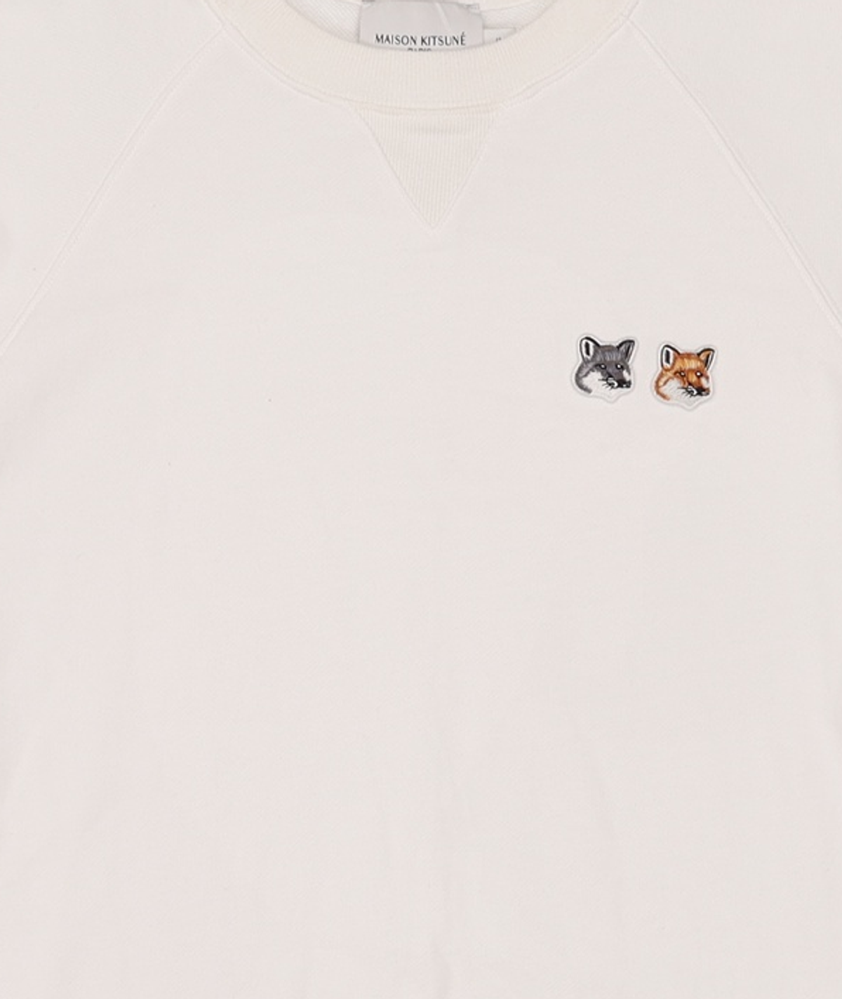 메종 키츠네(MAISON KITSUNE) 더블 폭스헤드 스웨트셔츠 FM00358KM0002 P195 BLACK S