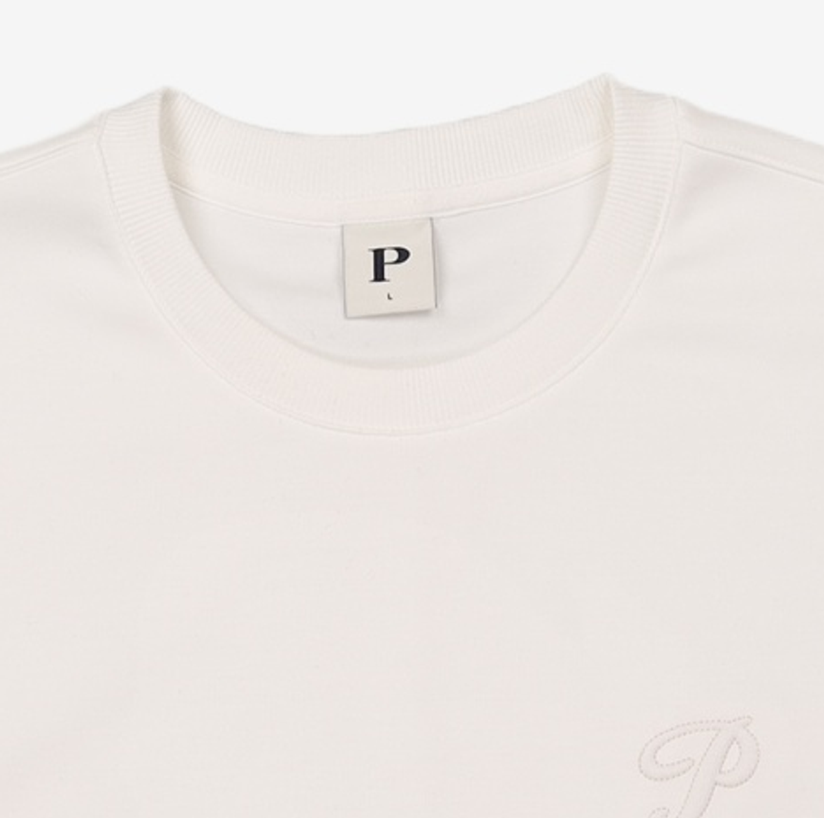 폴햄(POLHAM) 남성) 더블니트 그래픽 반팔티_PHF2TS1080 L