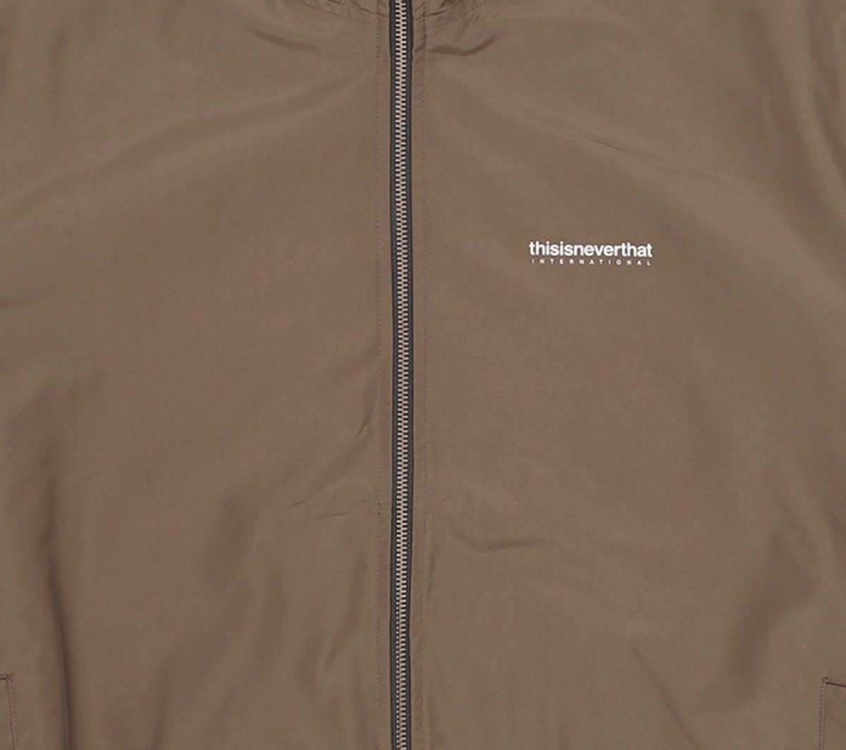 디스이즈네버댓(THISISNEVERTHAT) INTL. Team Jacket - Brown S