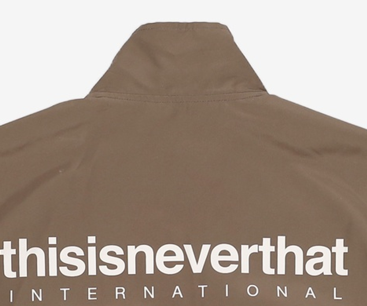 디스이즈네버댓(THISISNEVERTHAT) INTL. Team Jacket - Brown S