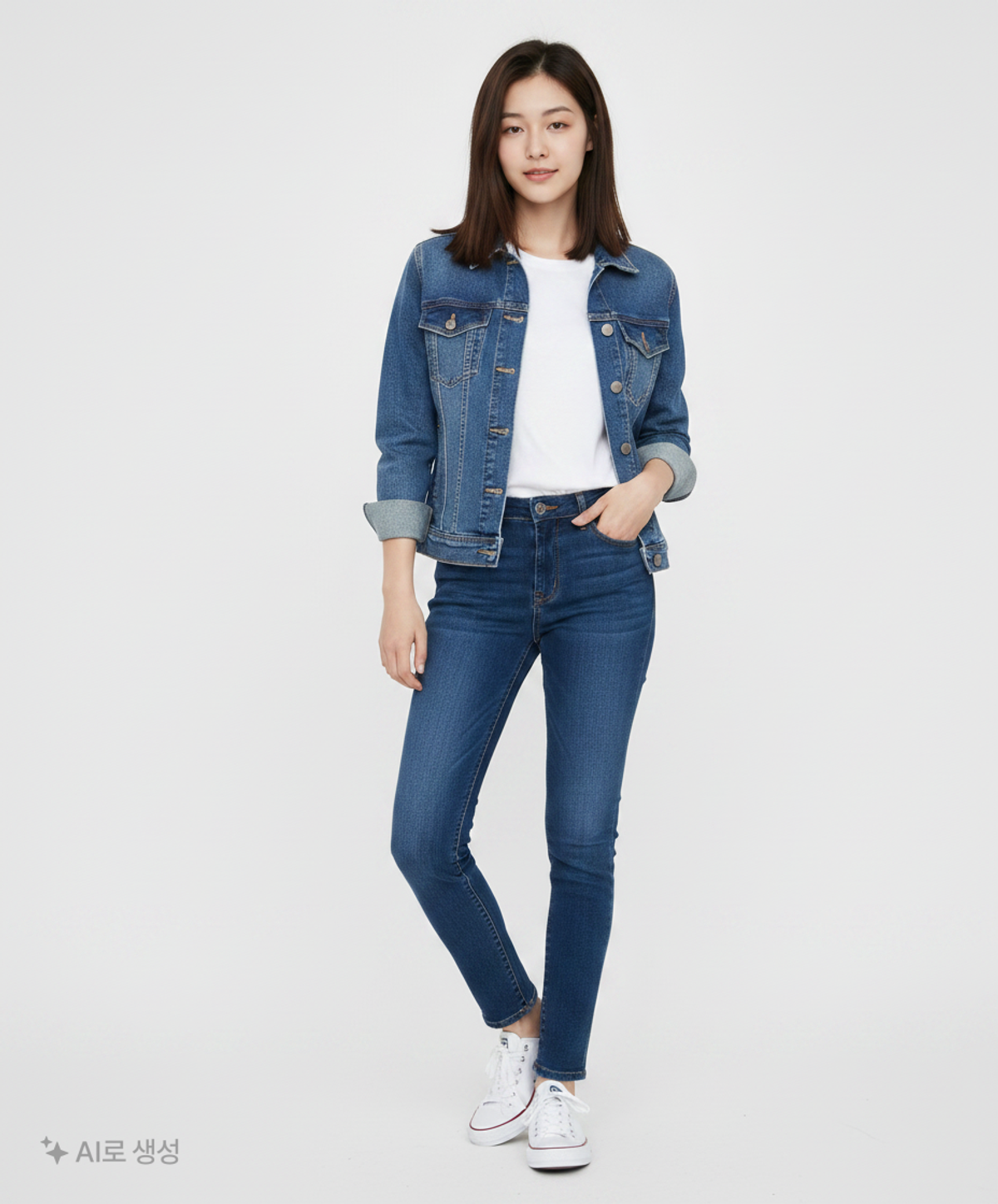 자라 베이직(ZARA BASIC) 데님/트러커 재킷 L