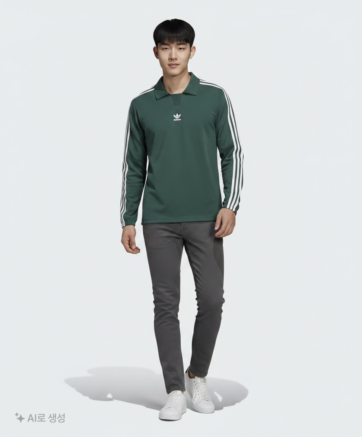 아디다스(ADIDAS) [CV5998] 웜-업 탑 - 그린 M