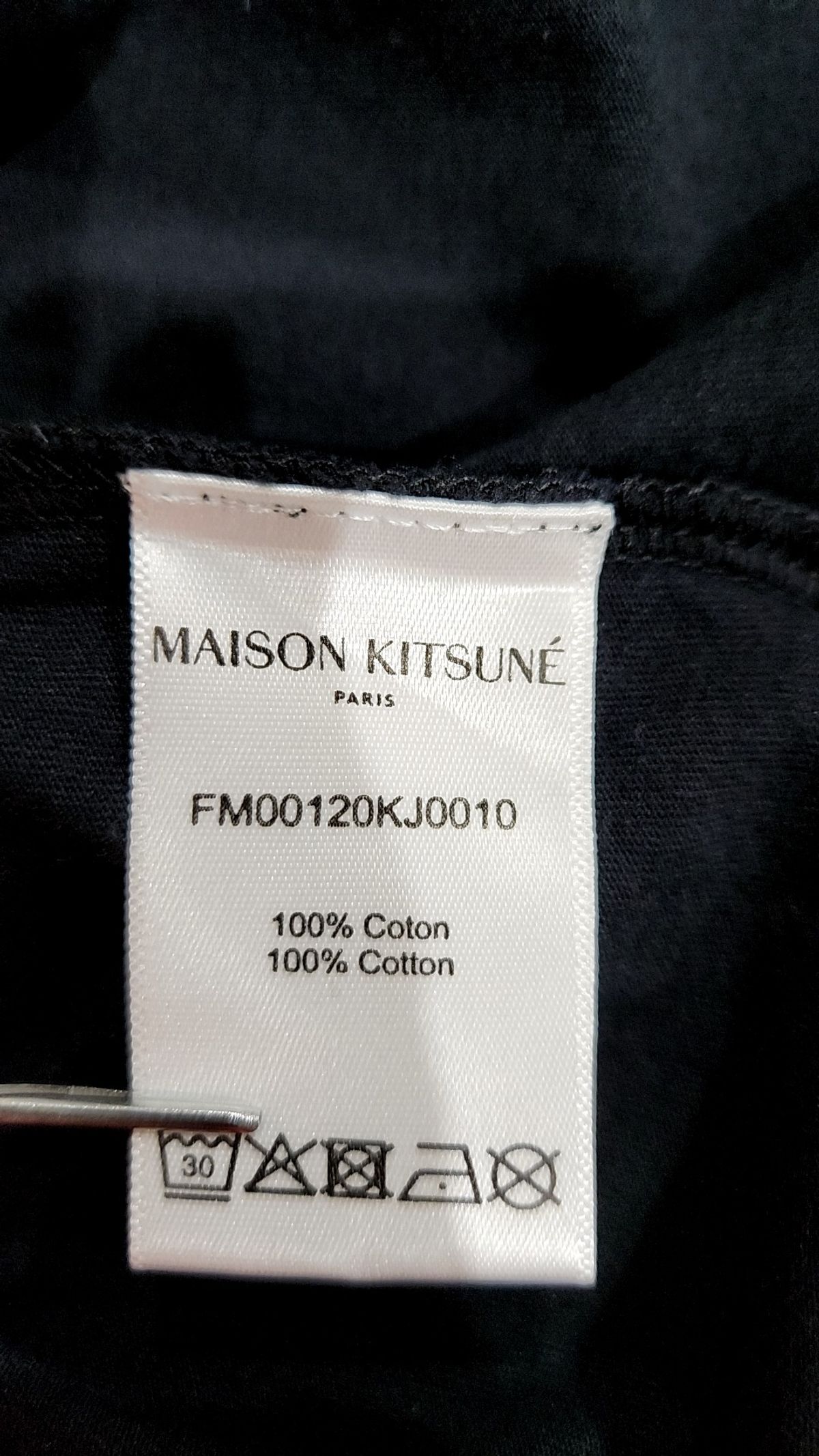 메종 키츠네(MAISON KITSUNE) 22SS 트리컬러 폭스 티셔츠 FM00120KJ0010 XL
