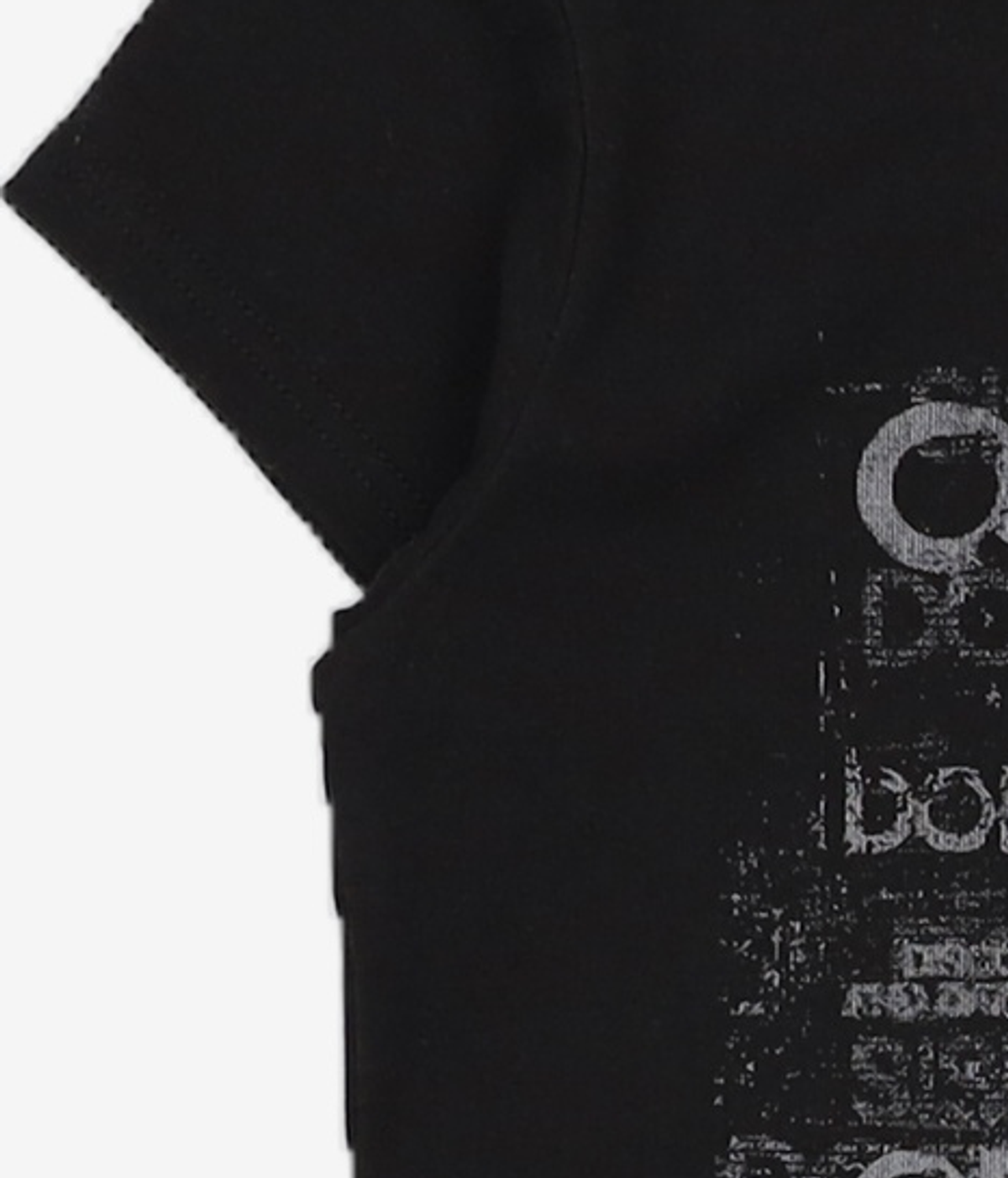 오디너리 홀리데이(ORDINARY HOLIDAY) LAYERED GRAPHIC T-SHIRT [BLACK] FREE