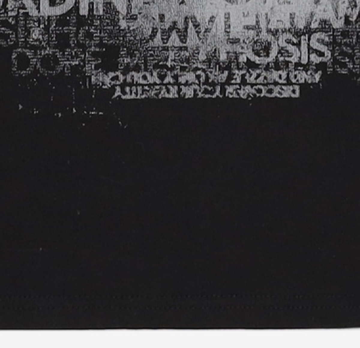 오디너리 홀리데이(ORDINARY HOLIDAY) LAYERED GRAPHIC T-SHIRT [BLACK] FREE
