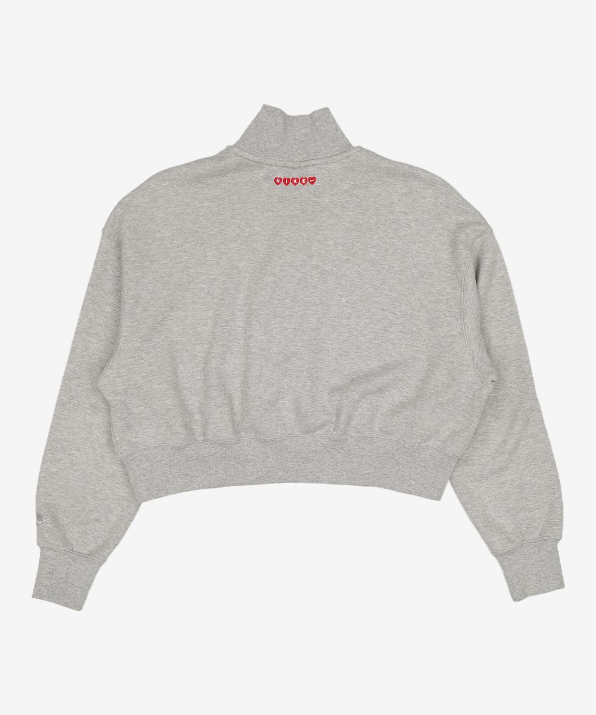 나이키(NIKE) 스포츠웨어 피닉스 플리스 쿼터집 크롭 스웨트셔츠 W - 다크 그레이 헤더 / HV8731-063 XL