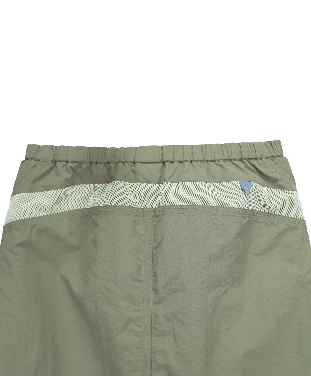 누크피터(NUUKFITTER) MESH PATCH STRING SKIRT_WOMEN [KHAKI] 메쉬 나일론 스트링 미니스커트 카키