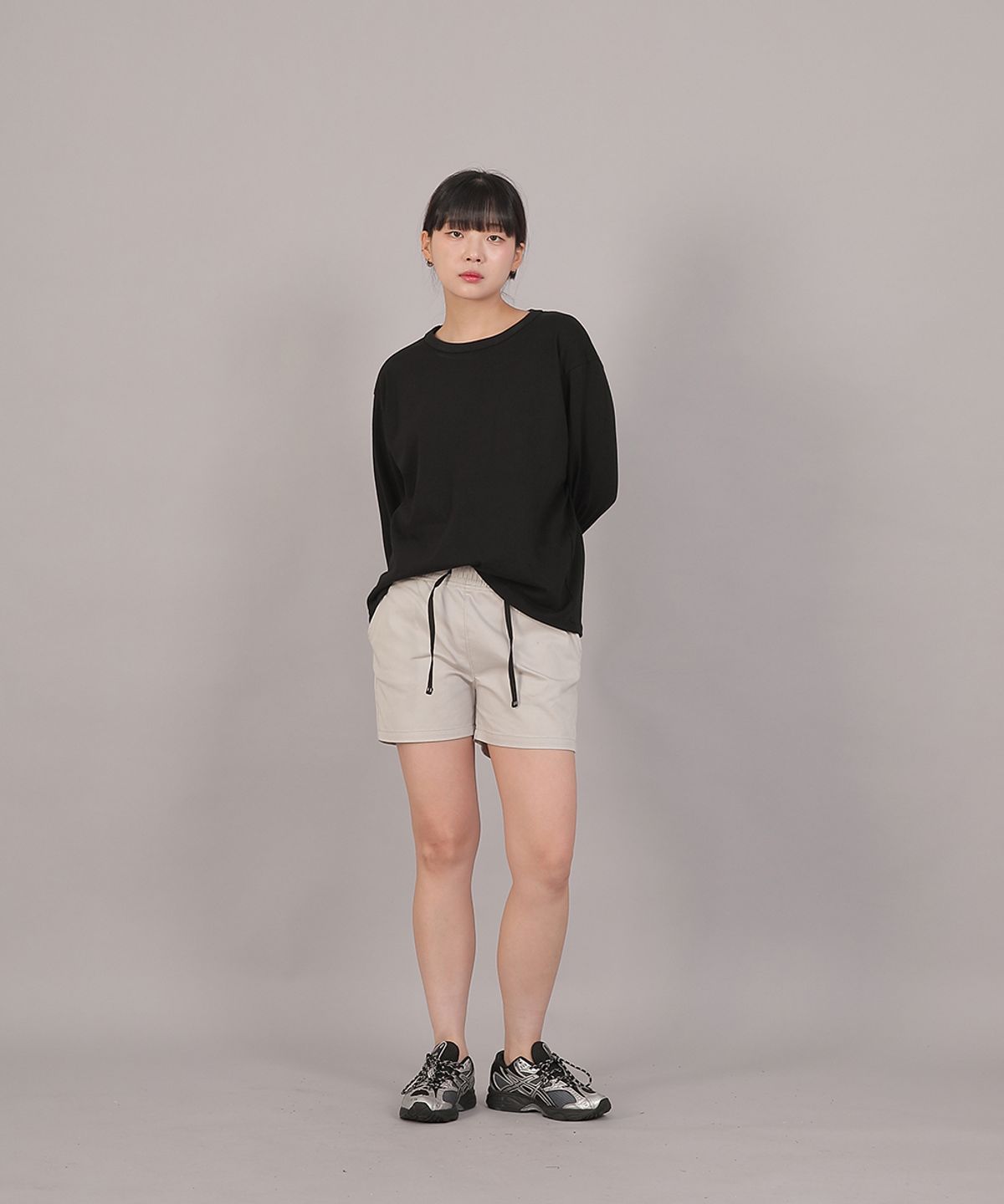 세인트크루(SAINTCREW) 포켓리스 코튼 숏팬츠 CWS-390 오트밀
