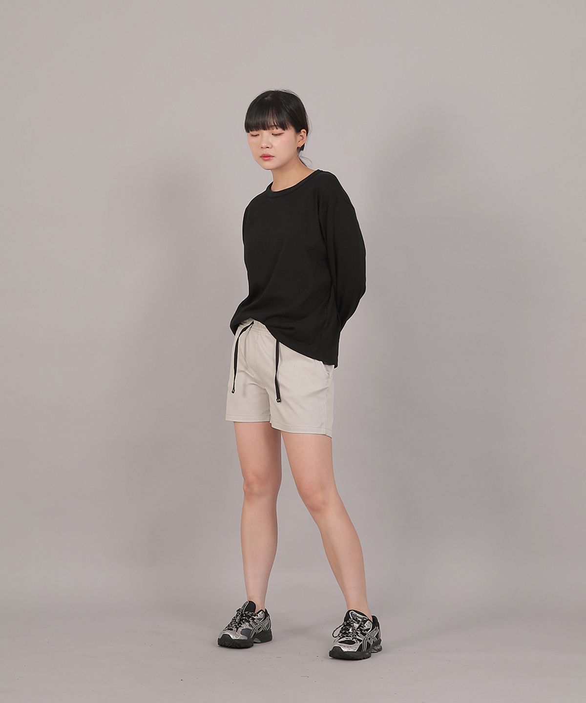 세인트크루(SAINTCREW) 포켓리스 코튼 숏팬츠 CWS-390 오트밀