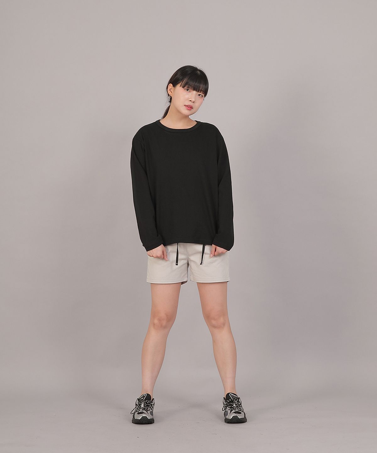 세인트크루(SAINTCREW) 포켓리스 코튼 숏팬츠 CWS-390 오트밀