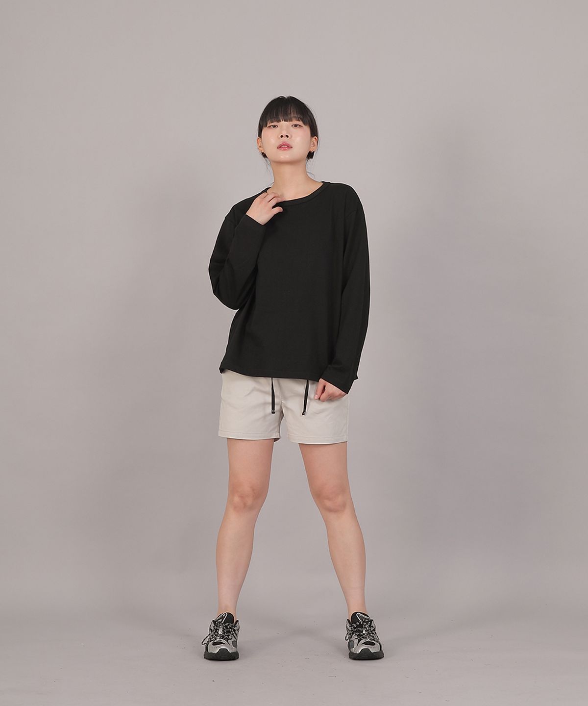 세인트크루(SAINTCREW) 포켓리스 코튼 숏팬츠 CWS-390 오트밀