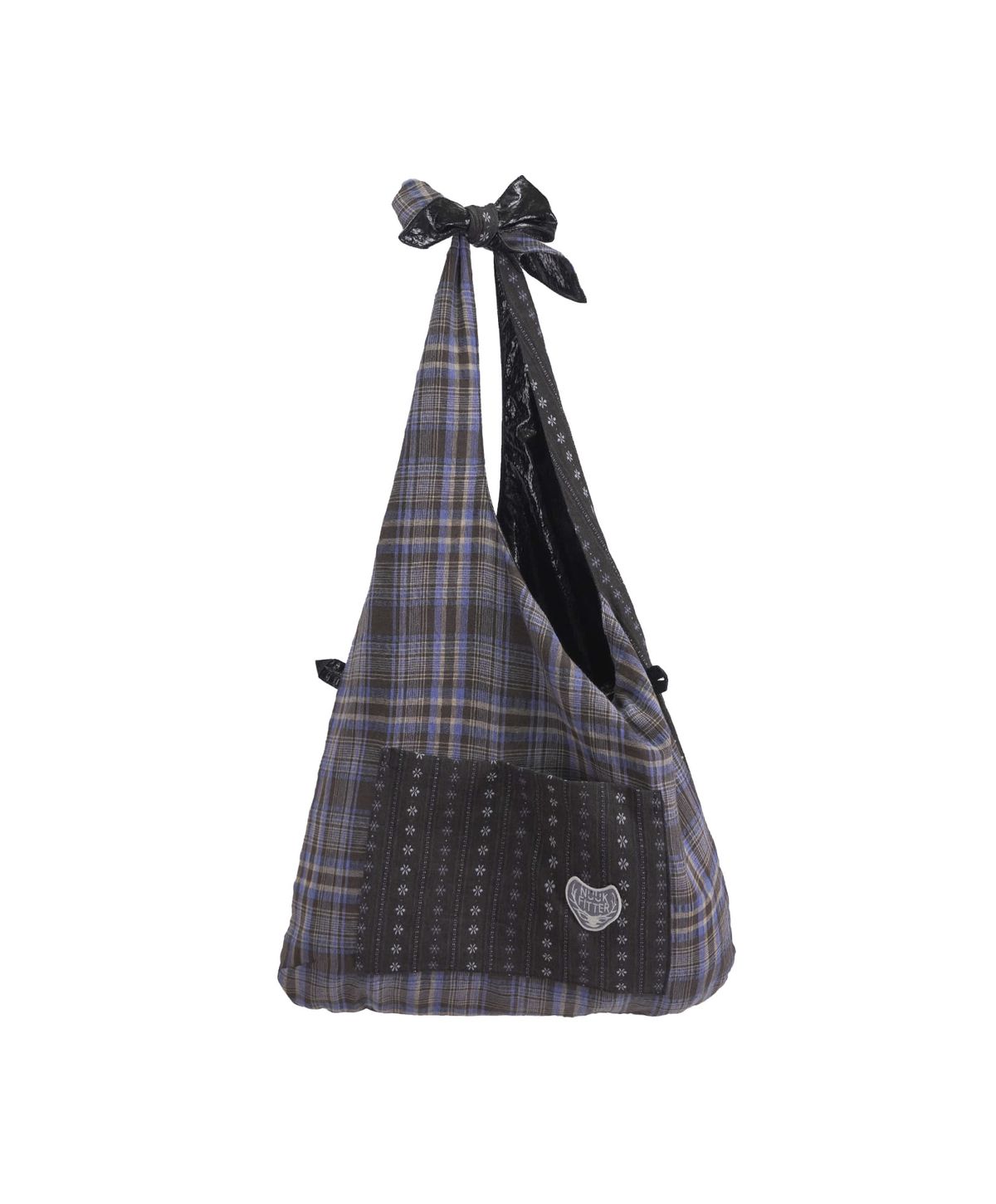 누크피터(NUUKFITTER) SHINING REVERSIBLE OVERPACKER BAG [BLACK] 리버시블 패커블 크로스백 블랙