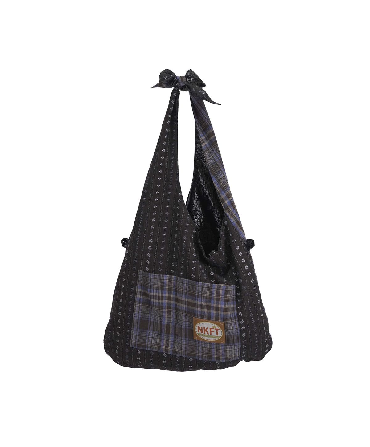 누크피터(NUUKFITTER) SHINING REVERSIBLE OVERPACKER BAG [BLACK] 리버시블 패커블 크로스백 블랙