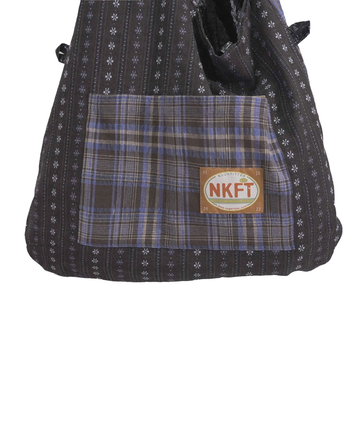 누크피터(NUUKFITTER) SHINING REVERSIBLE OVERPACKER BAG [BLACK] 리버시블 패커블 크로스백 블랙