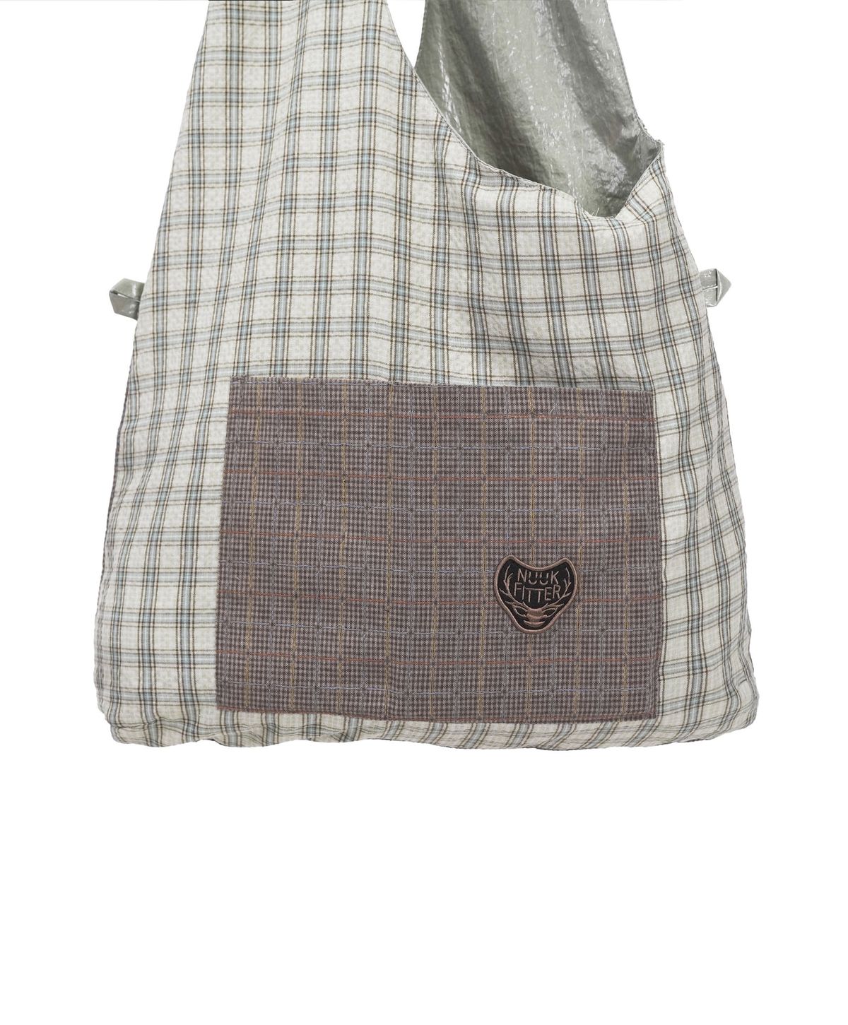 누크피터(NUUKFITTER) SHINING REVERSIBLE OVERPACKER BAG [MINT] 리버시블 패커블 크로스백 민트
