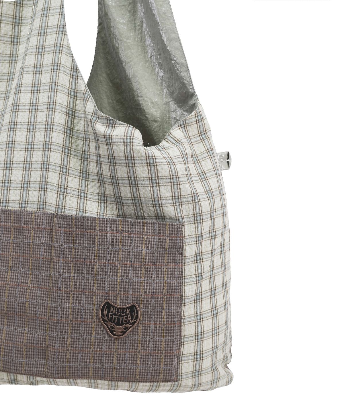 누크피터(NUUKFITTER) SHINING REVERSIBLE OVERPACKER BAG [MINT] 리버시블 패커블 크로스백 민트