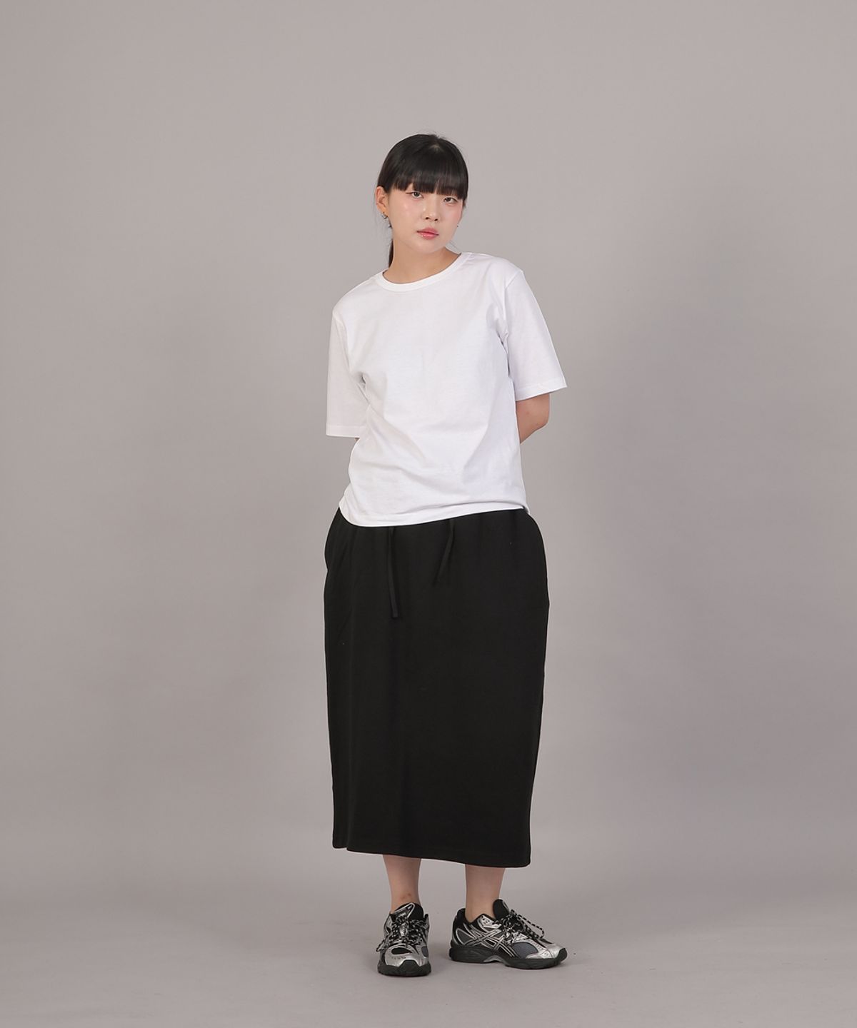 세인트크루(SAINTCREW) 미니멀 소프트 R넥 반팔티셔츠 SMR-8A06 화이트