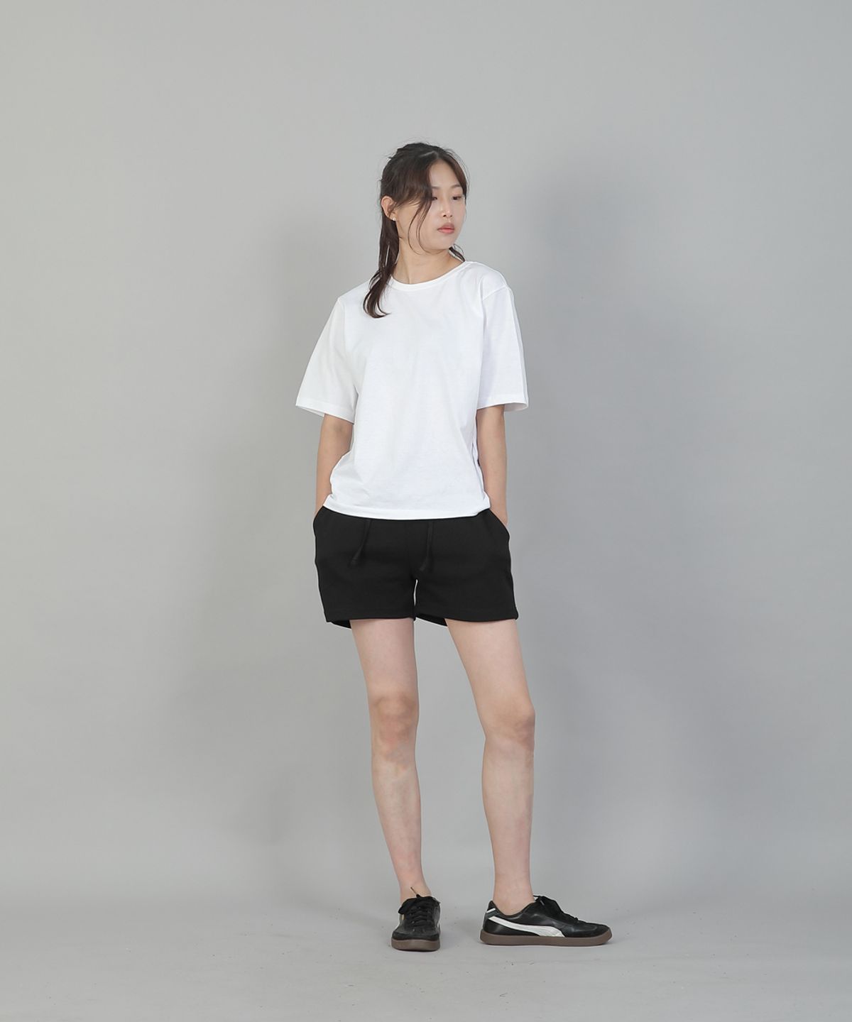 세인트크루(SAINTCREW) 오버핏 소프트 R넥 반팔티셔츠 RSM-8A10 화이트