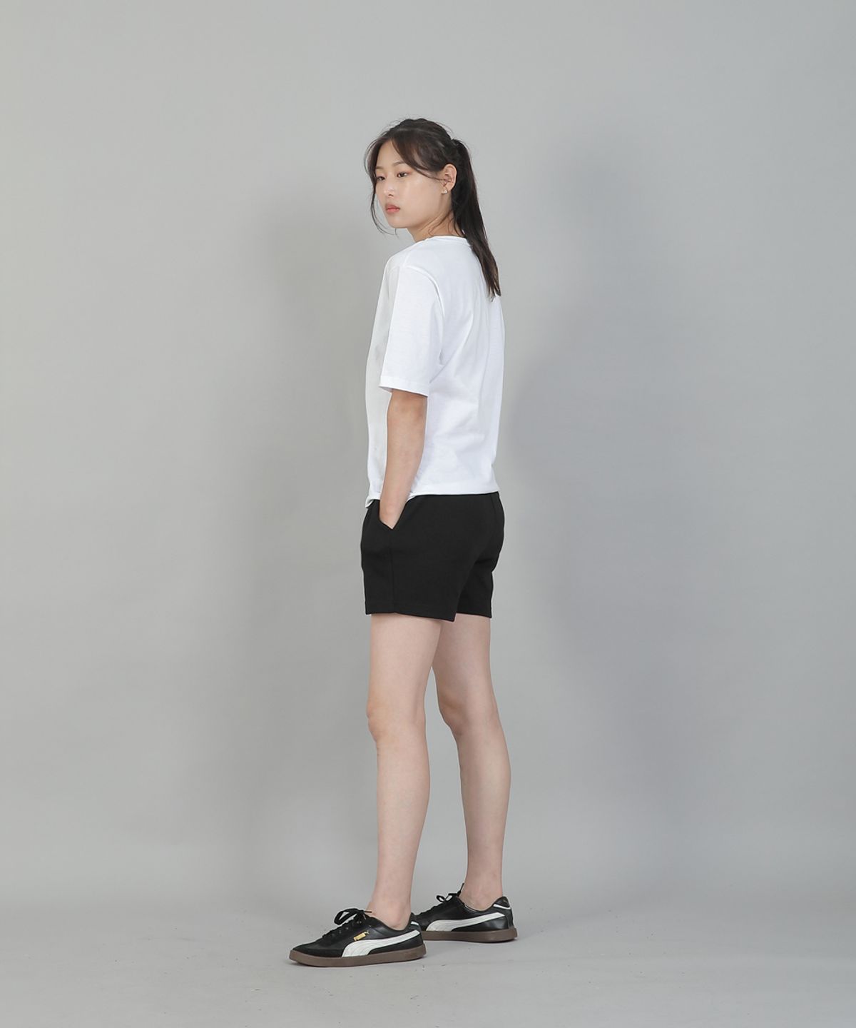 세인트크루(SAINTCREW) 오버핏 소프트 R넥 반팔티셔츠 RSM-8A10 화이트