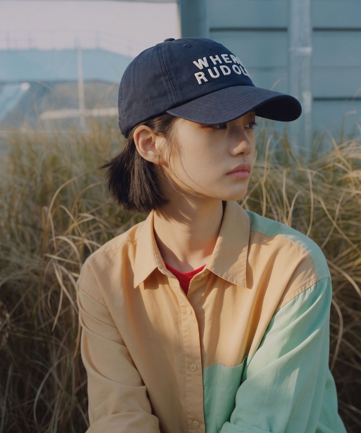 디어틴트산타(DEAR TINT SANTA) WHERES RUDOLPH 6Panel Cap_navy