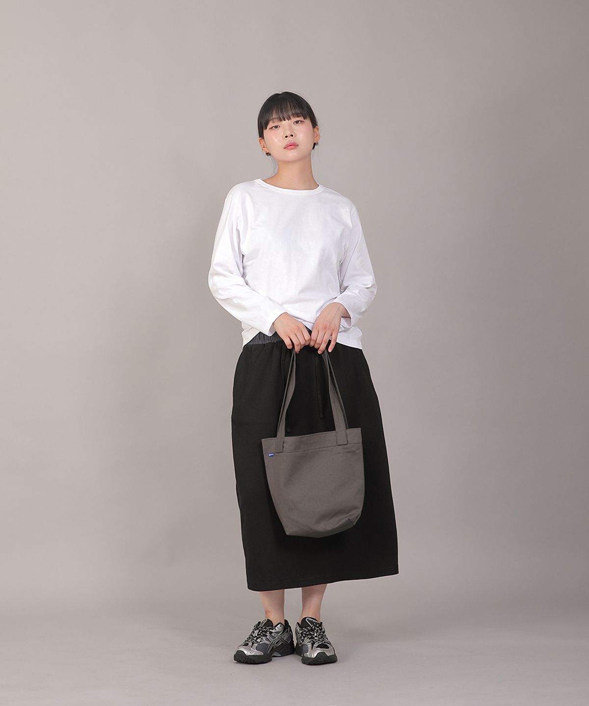 세인트크루(SAINTCREW) 미니멀 소프트 R넥 긴팔티셔츠 MMS-8A14 화이트