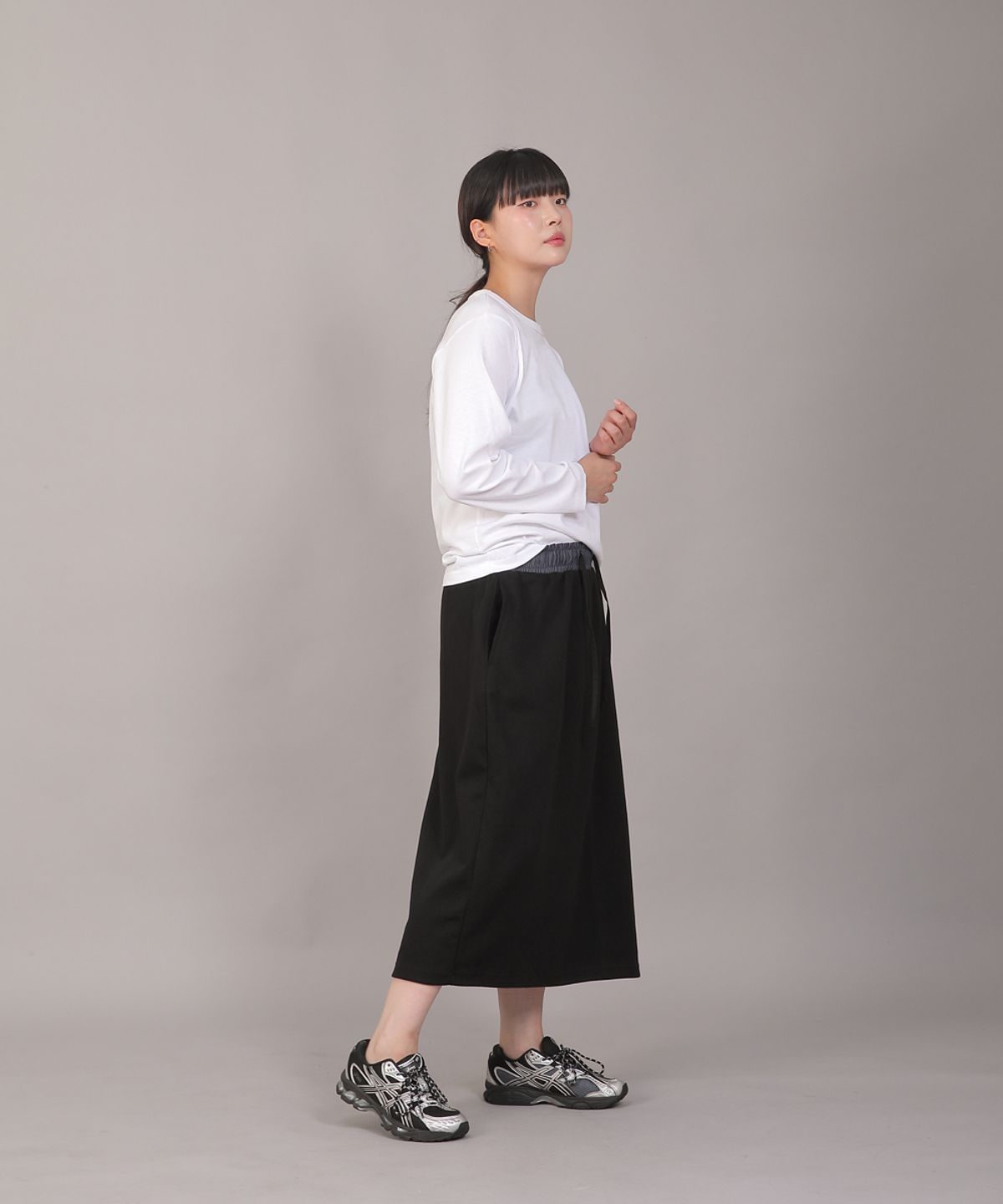 세인트크루(SAINTCREW) 미니멀 소프트 R넥 긴팔티셔츠 MMS-8A14 화이트
