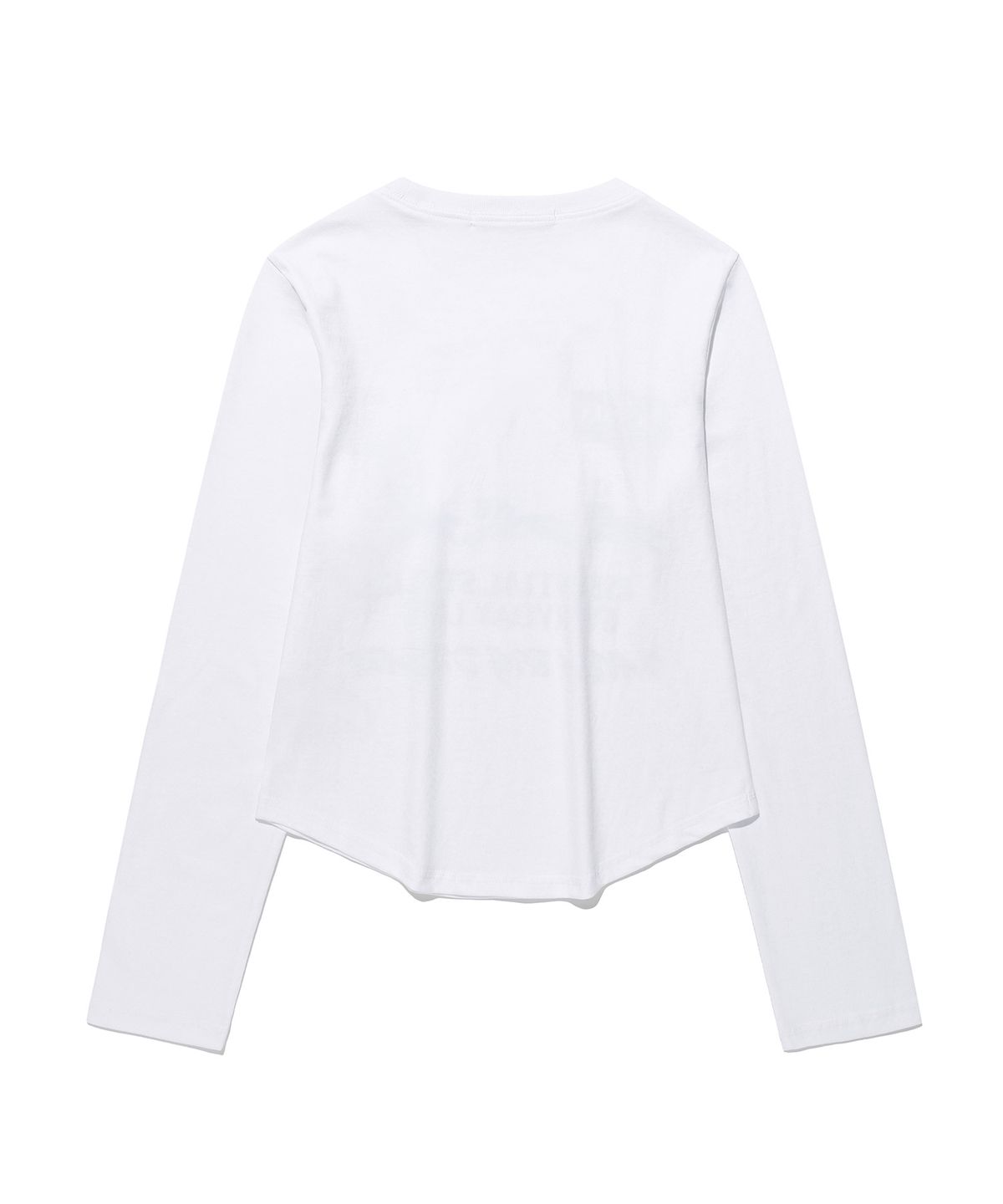 킴스 프레시 코튼 마켓(KIMS FRESH COTTON MARKET) (Unisex) Three Horse Logo LS Tee White