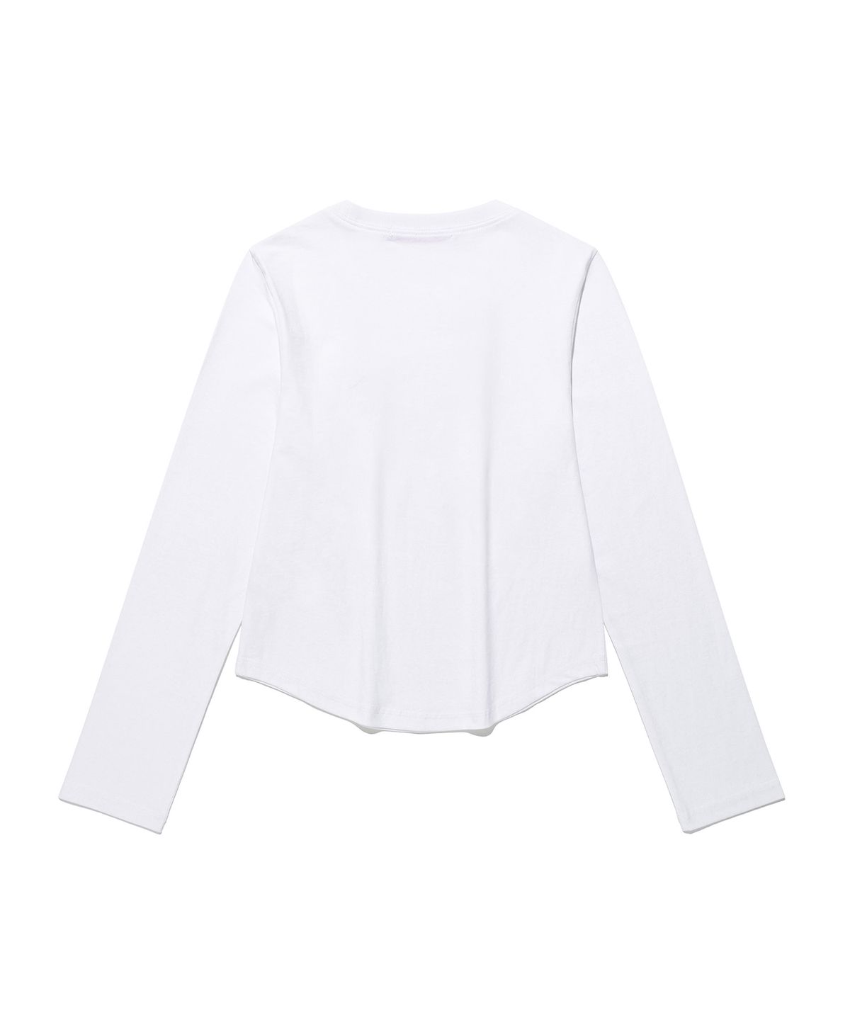 킴스 프레시 코튼 마켓(KIMS FRESH COTTON MARKET) Kims Bam Logo LS Tee White(red)