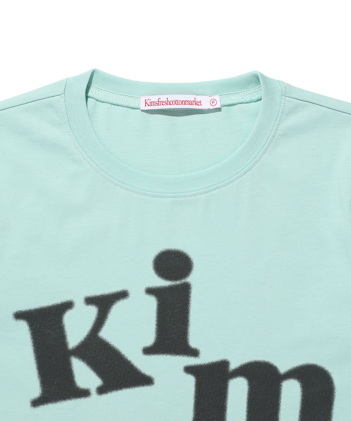 킴스 프레시 코튼 마켓(KIMS FRESH COTTON MARKET) (Unisex) Messy Alpha Logo LS Tee Mint