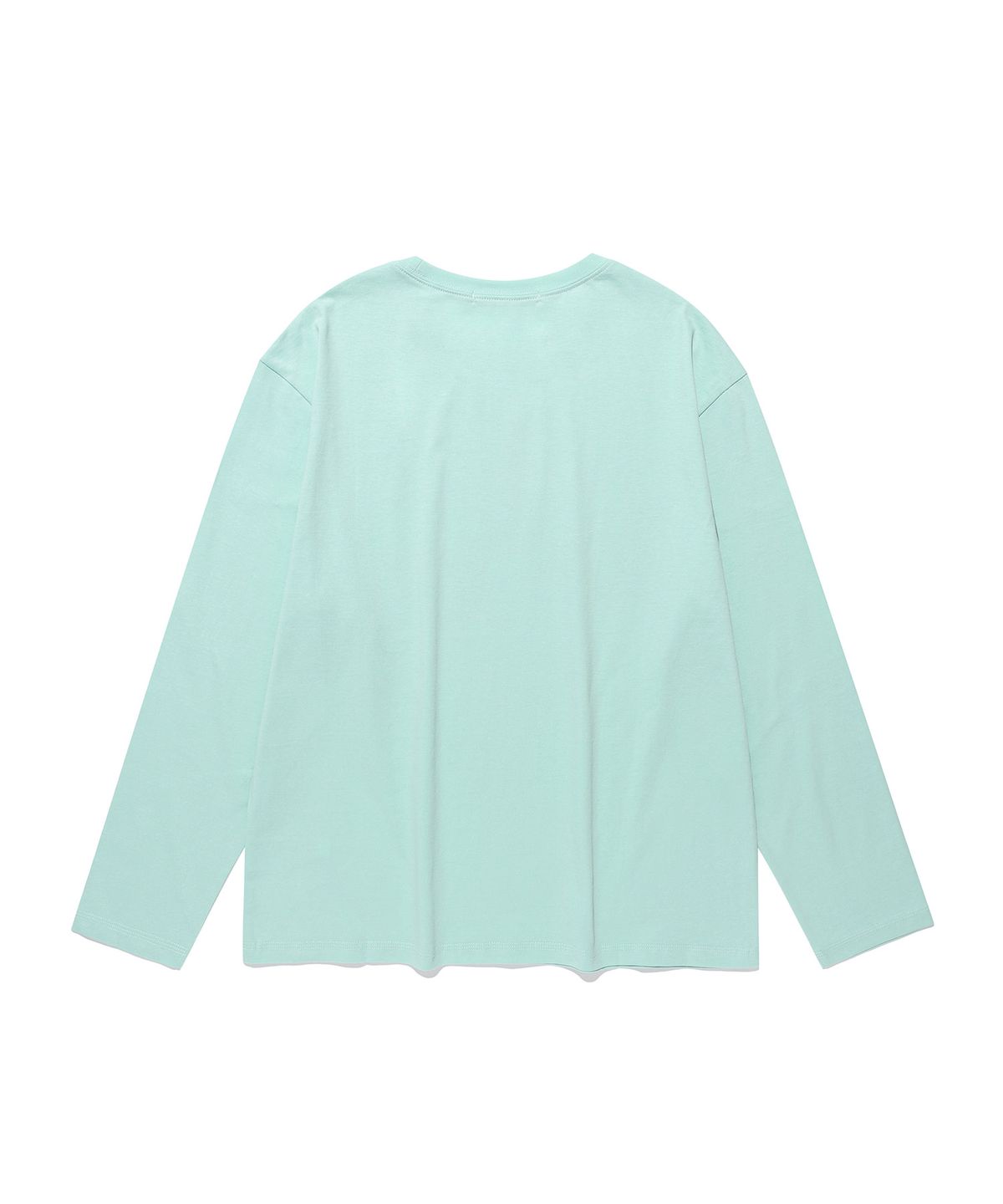 킴스 프레시 코튼 마켓(KIMS FRESH COTTON MARKET) (Unisex) Messy Alpha Logo LS Tee Mint