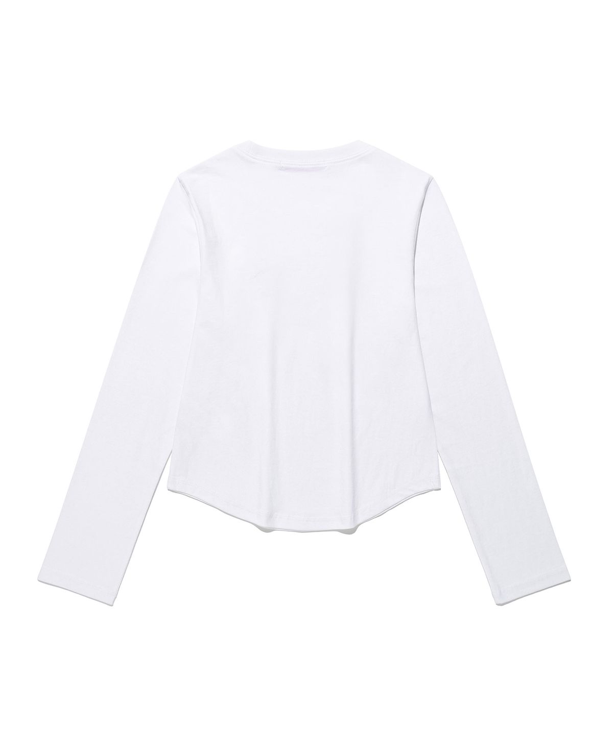 킴스 프레시 코튼 마켓(KIMS FRESH COTTON MARKET) (Unisex) Messy Alpha Logo LS Tee White