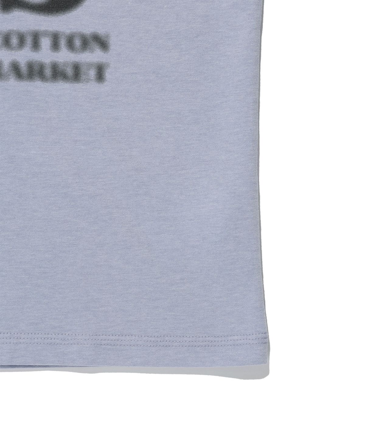킴스 프레시 코튼 마켓(KIMS FRESH COTTON MARKET) (Unisex) Messy Alpha Logo LS Tee Blue