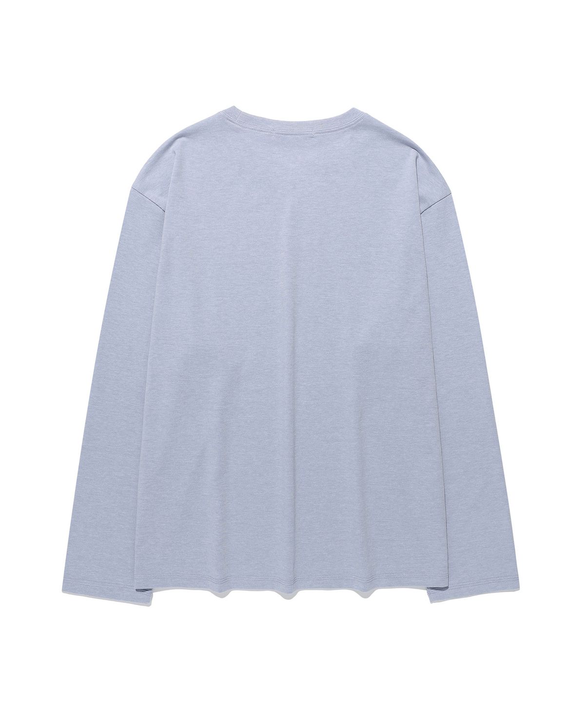 킴스 프레시 코튼 마켓(KIMS FRESH COTTON MARKET) (Unisex) Messy Alpha Logo LS Tee Blue