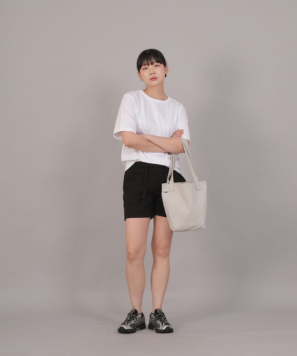 세인트크루(SAINTCREW) 포켓리스 트래페즈 에코백 EPL-166 오트밀M