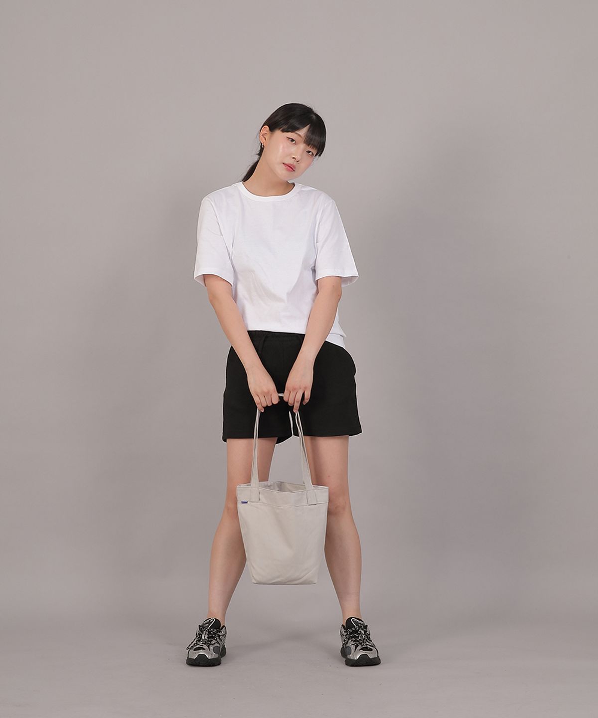 세인트크루(SAINTCREW) 포켓리스 트래페즈 에코백 EPL-166 오트밀M