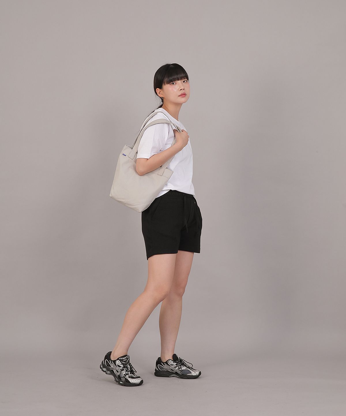 세인트크루(SAINTCREW) 포켓리스 트래페즈 에코백 EPL-166 오트밀M