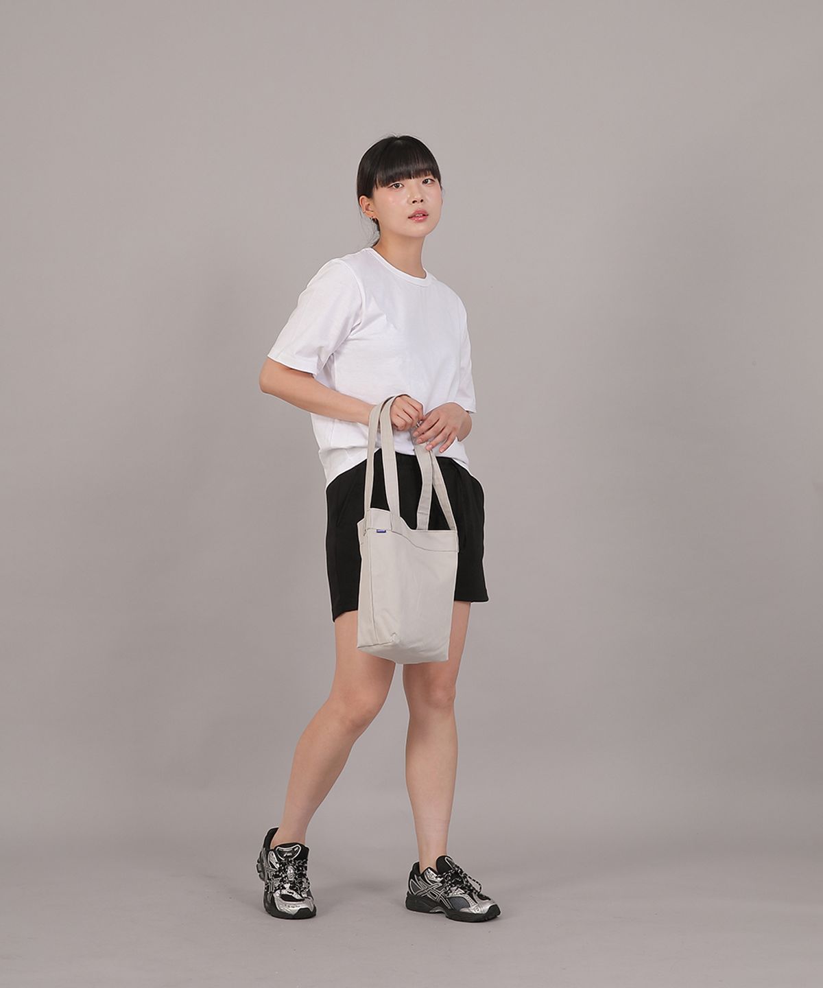 세인트크루(SAINTCREW) 포켓리스 트래페즈 에코백 EPL-166 오트밀M