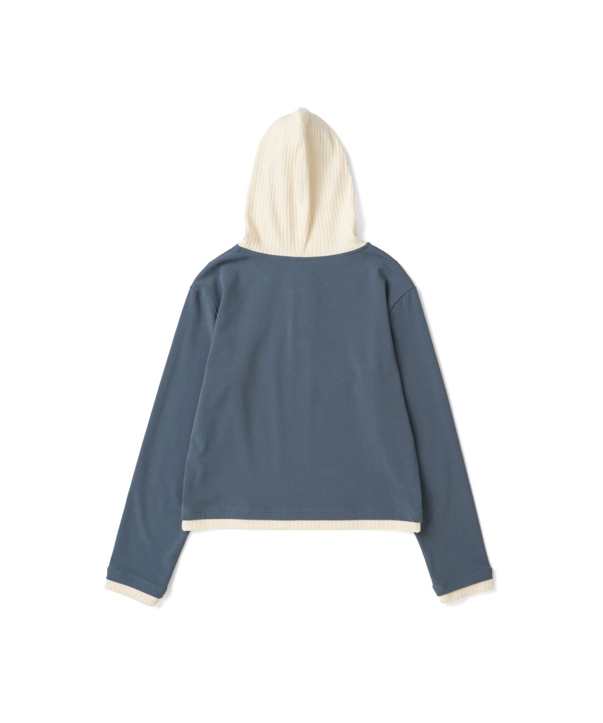 더콜디스트모먼트(THE COLDEST MOMENT) TCM button placket hoodie (blue)