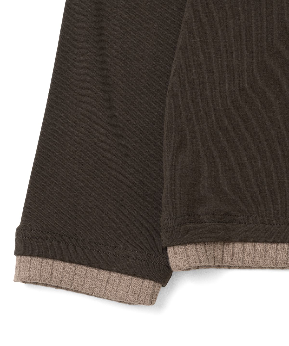 더콜디스트모먼트(THE COLDEST MOMENT) TCM button placket hoodie (brown)