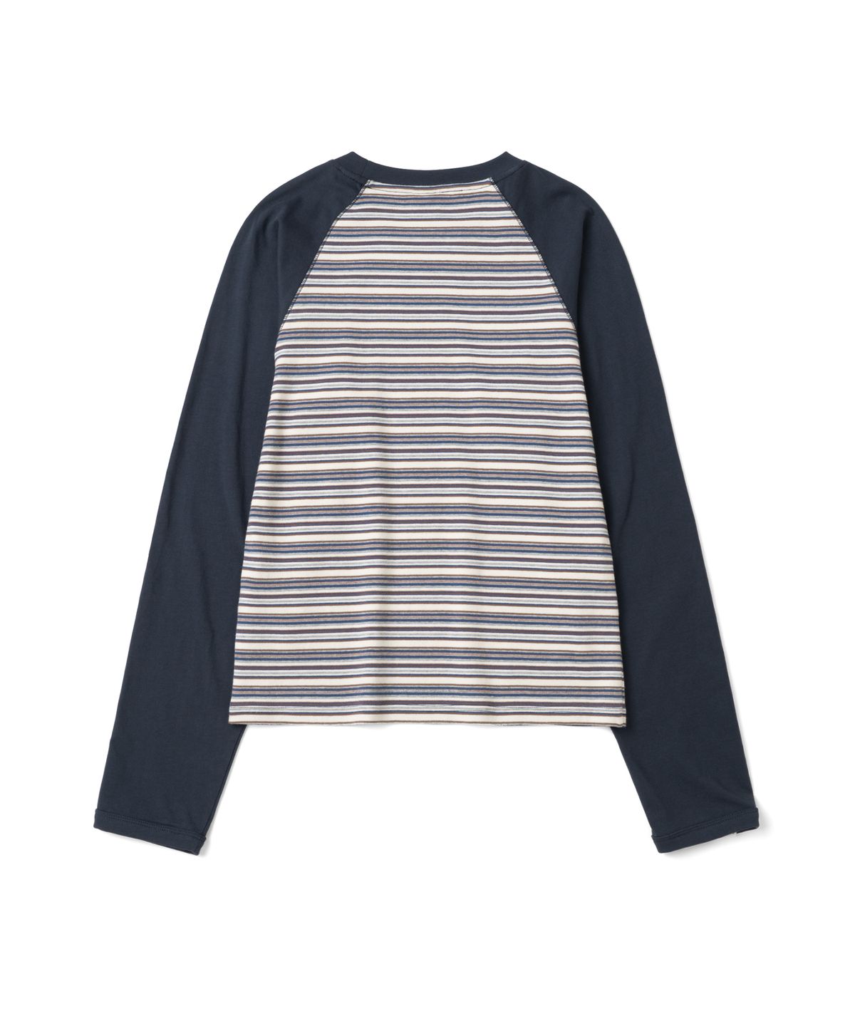 더콜디스트모먼트(THE COLDEST MOMENT) (w) TCM mix panel long sleeve (navy)