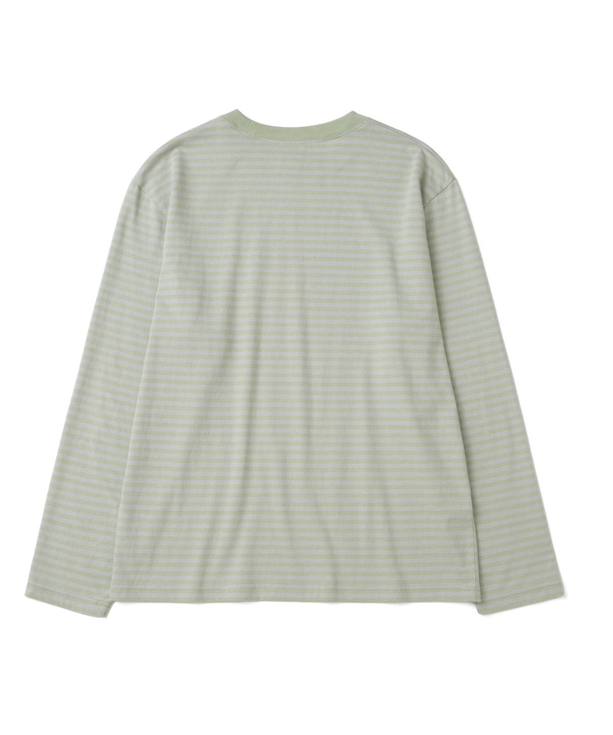 더콜디스트모먼트(THE COLDEST MOMENT) TCM mini logo stripe long sleeve (mint)