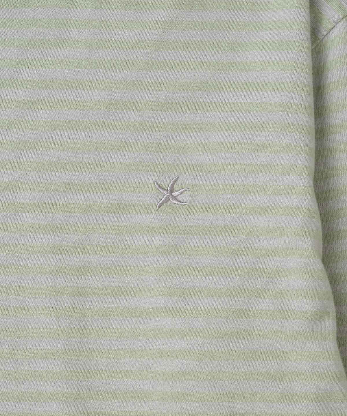 더콜디스트모먼트(THE COLDEST MOMENT) TCM mini logo stripe long sleeve (mint)