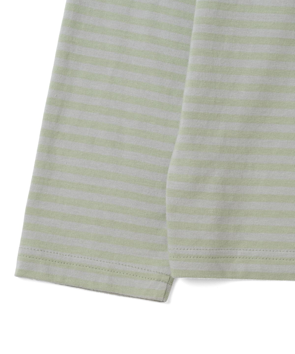 더콜디스트모먼트(THE COLDEST MOMENT) TCM mini logo stripe long sleeve (mint)