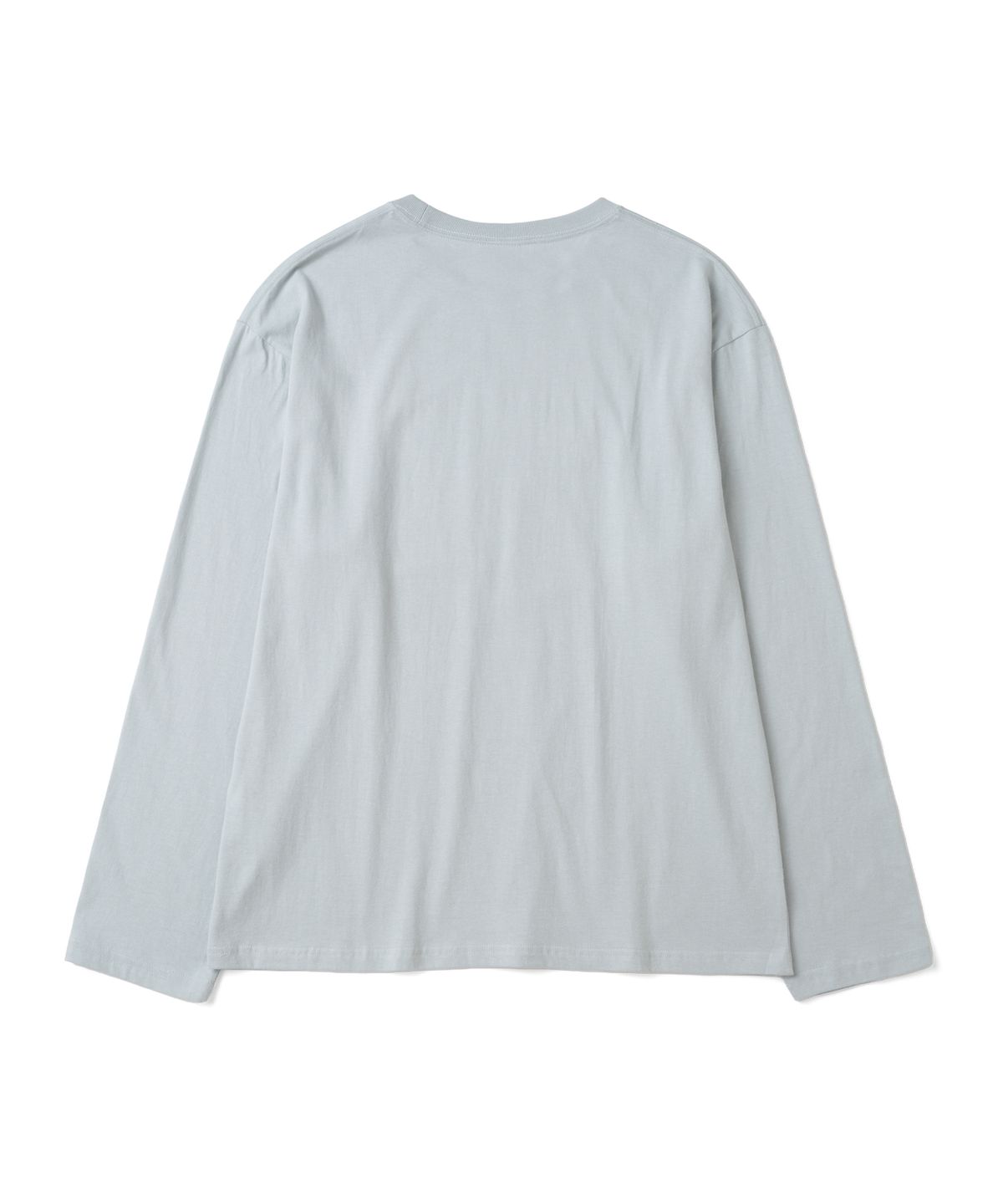 더콜디스트모먼트(THECOLDESTMOMENT) TCM vintage logo long sleeve (mint grey)