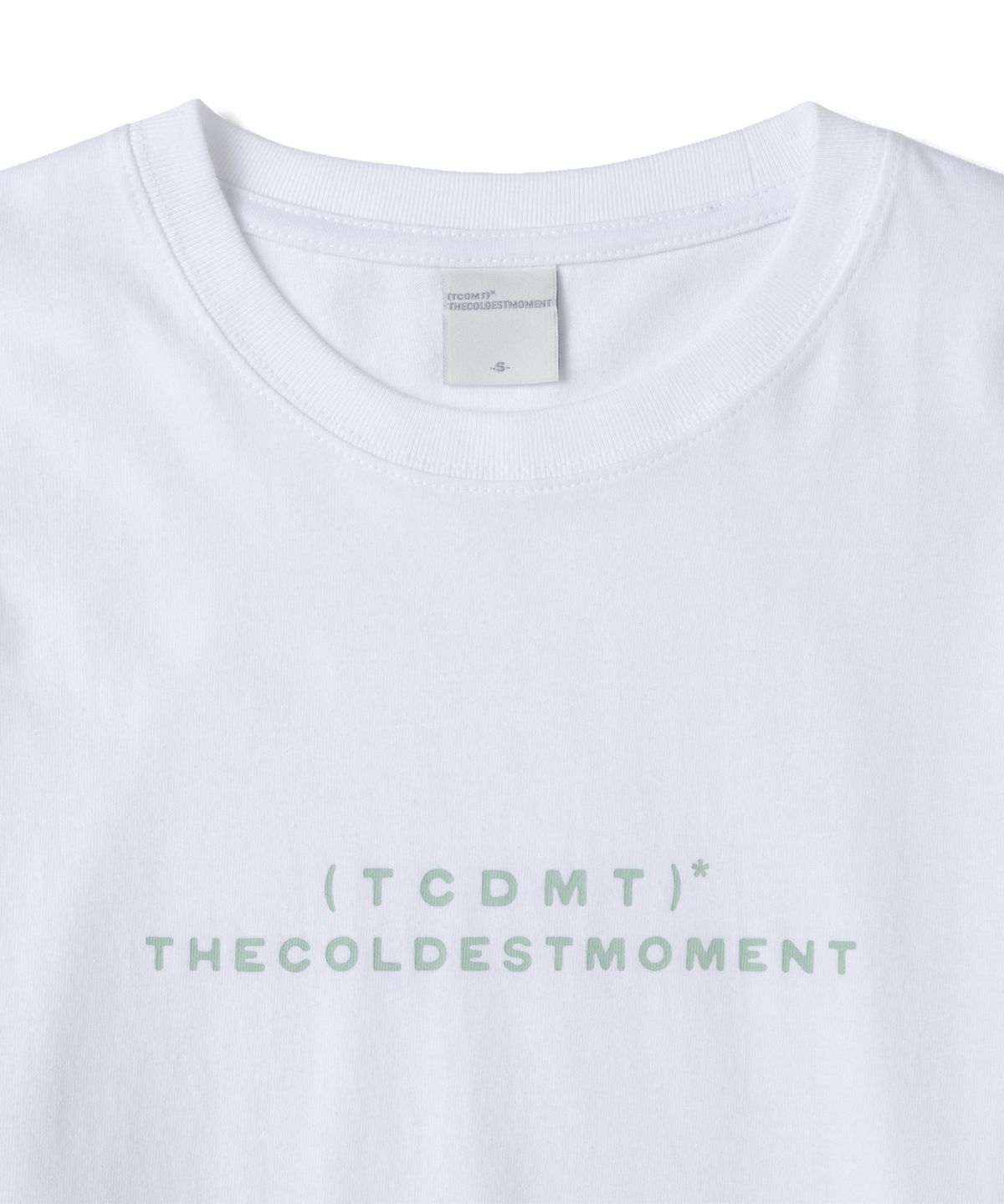 더콜디스트모먼트(THE COLDEST MOMENT) TCM type logo long sleeve (white)