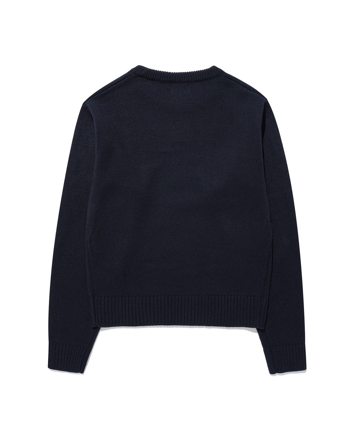 킴스 프레시 코튼 마켓(KIMS FRESH COTTON MARKET) (Unisex) Messy Alpha Logo Sweater Navy