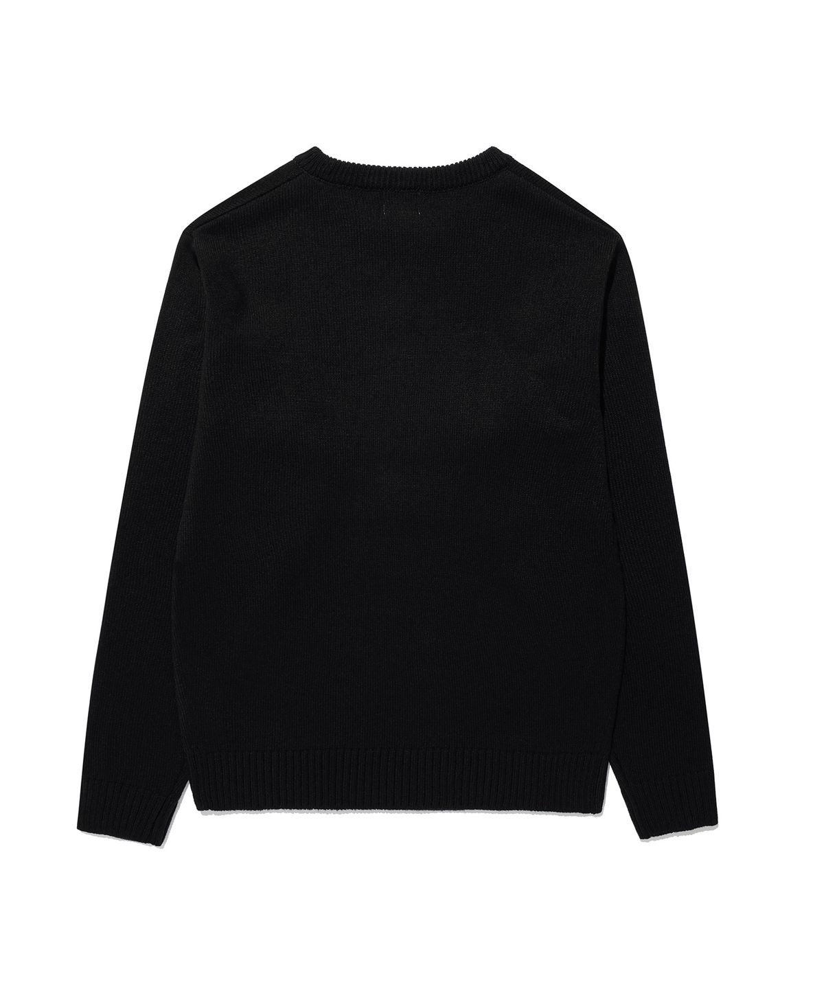 킴스 프레시 코튼 마켓(KIMS FRESH COTTON MARKET) (Unisex) Messy Alpha Logo Sweater Black