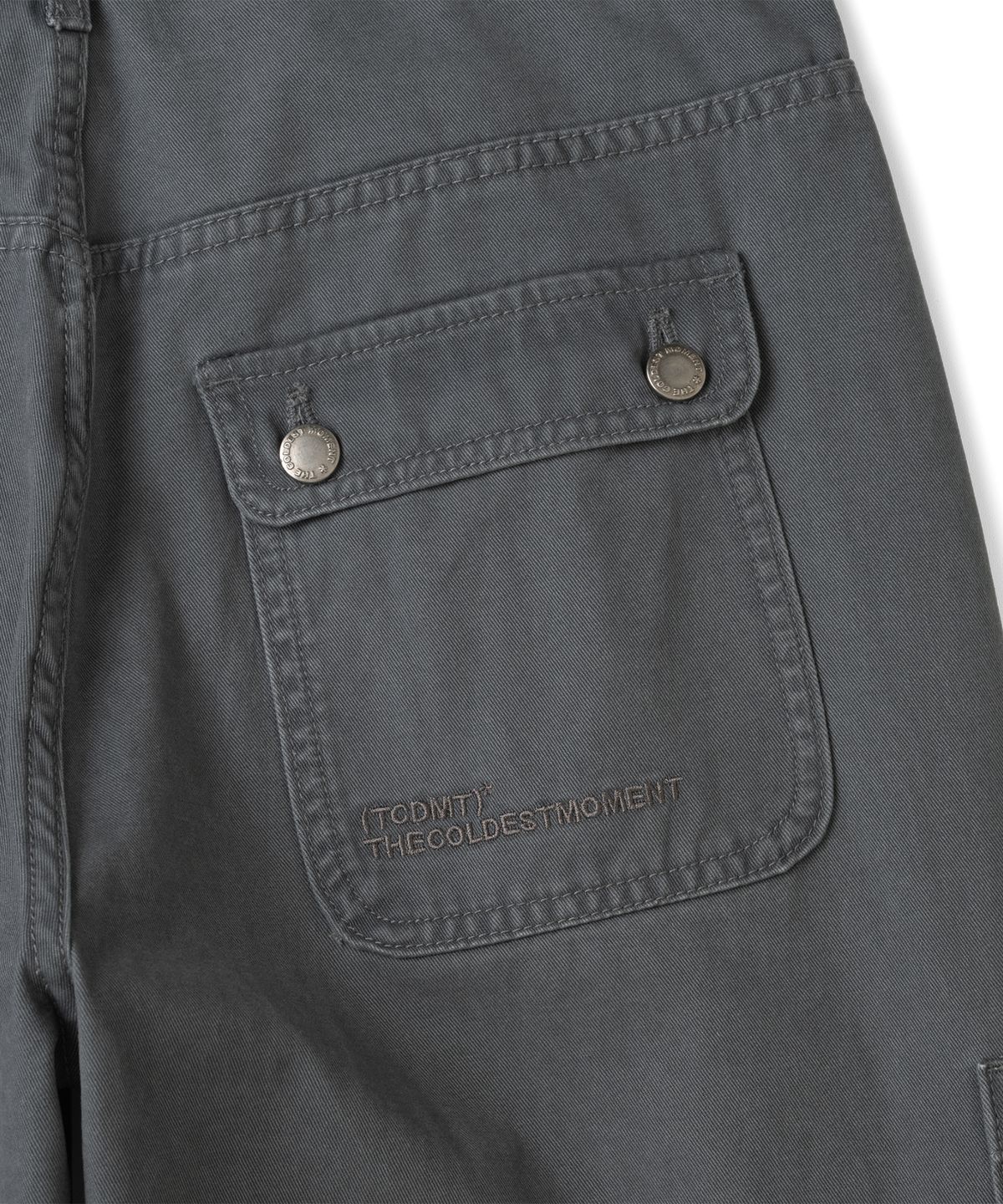 더콜디스트모먼트(THE COLDEST MOMENT) TCM vintage washed pocket pants (charcoal)